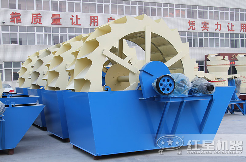 輪斗式洗砂機(jī)款型多樣，單輪、雙輪、三輪這都有